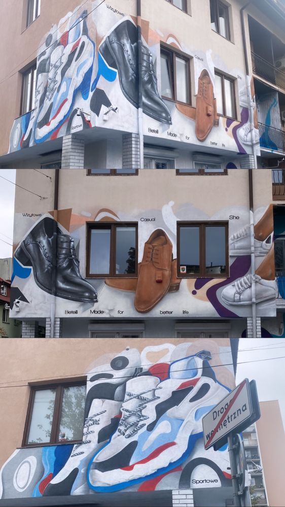 Artystyczne Malowanie Mural Murale Graffiti Aerograf Airbrush