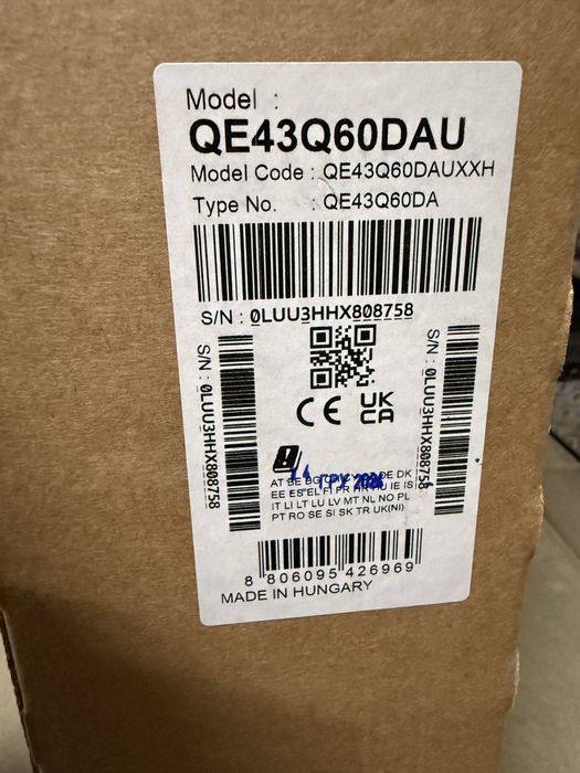 Телевізор Samsung QLED QE-55Q60D, 50Q60D, 43Q60D