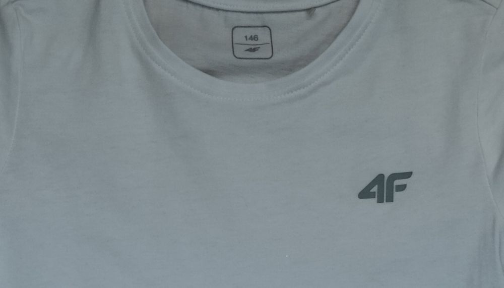 Bluzki 4F, zestaw 2 szt białe 146