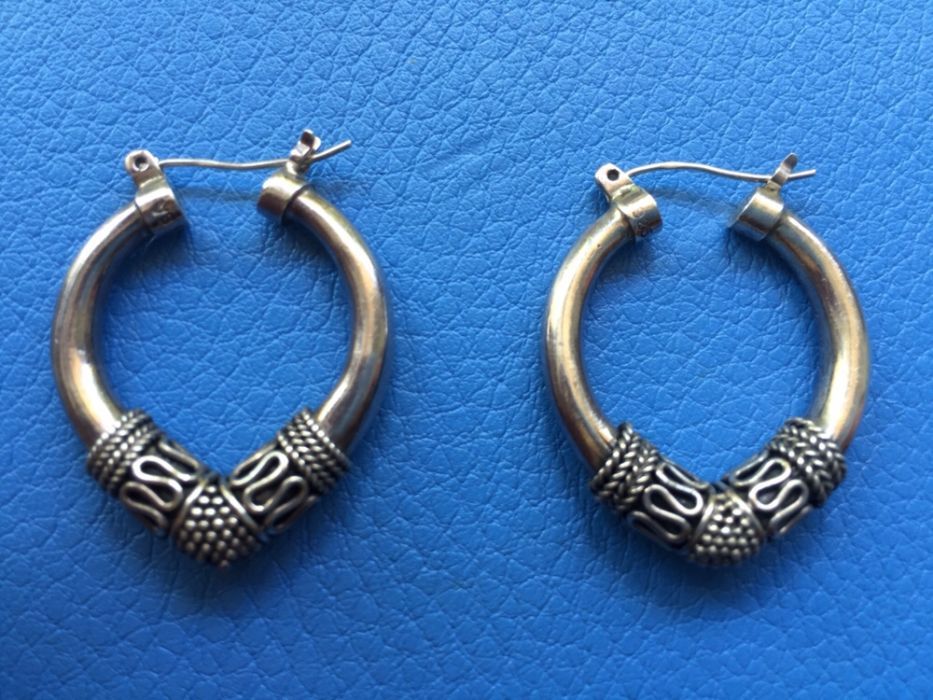 Серьги серебряные. Suarti Ba. 925.