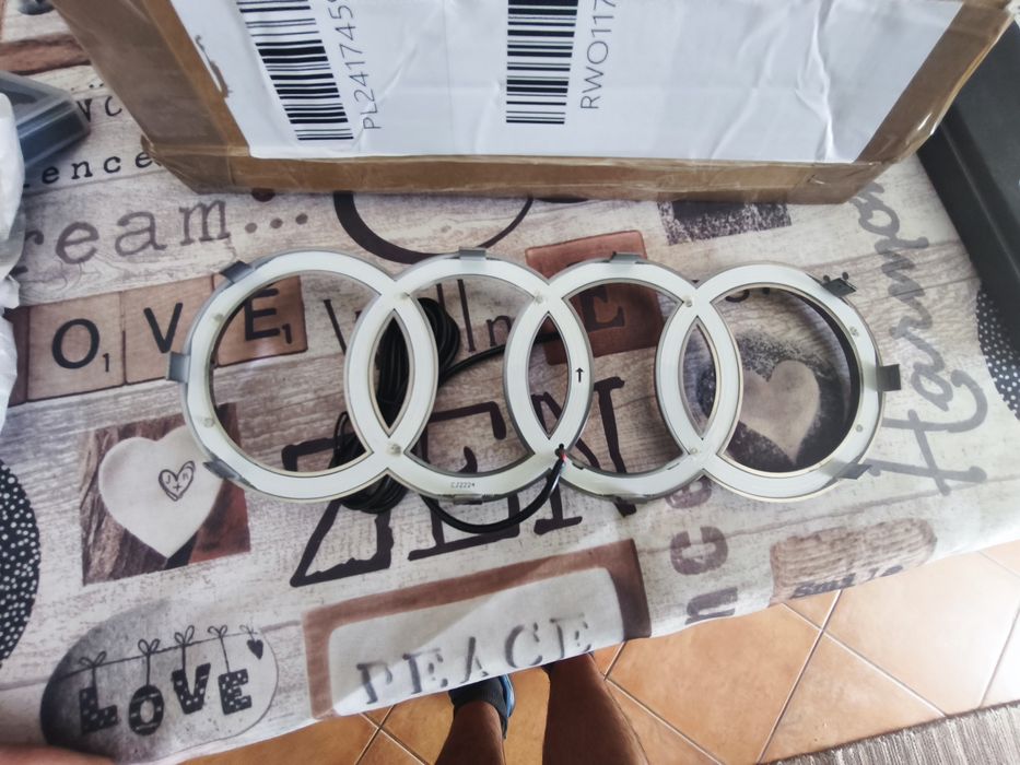 Emblema/logotipo Audi Led