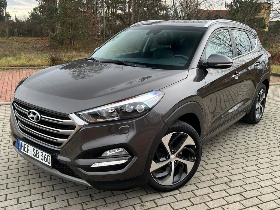 Hyundai Tucson 1.6ben Turbo#Automat#2017r#4x4#oryginal lakier#stan BDB#