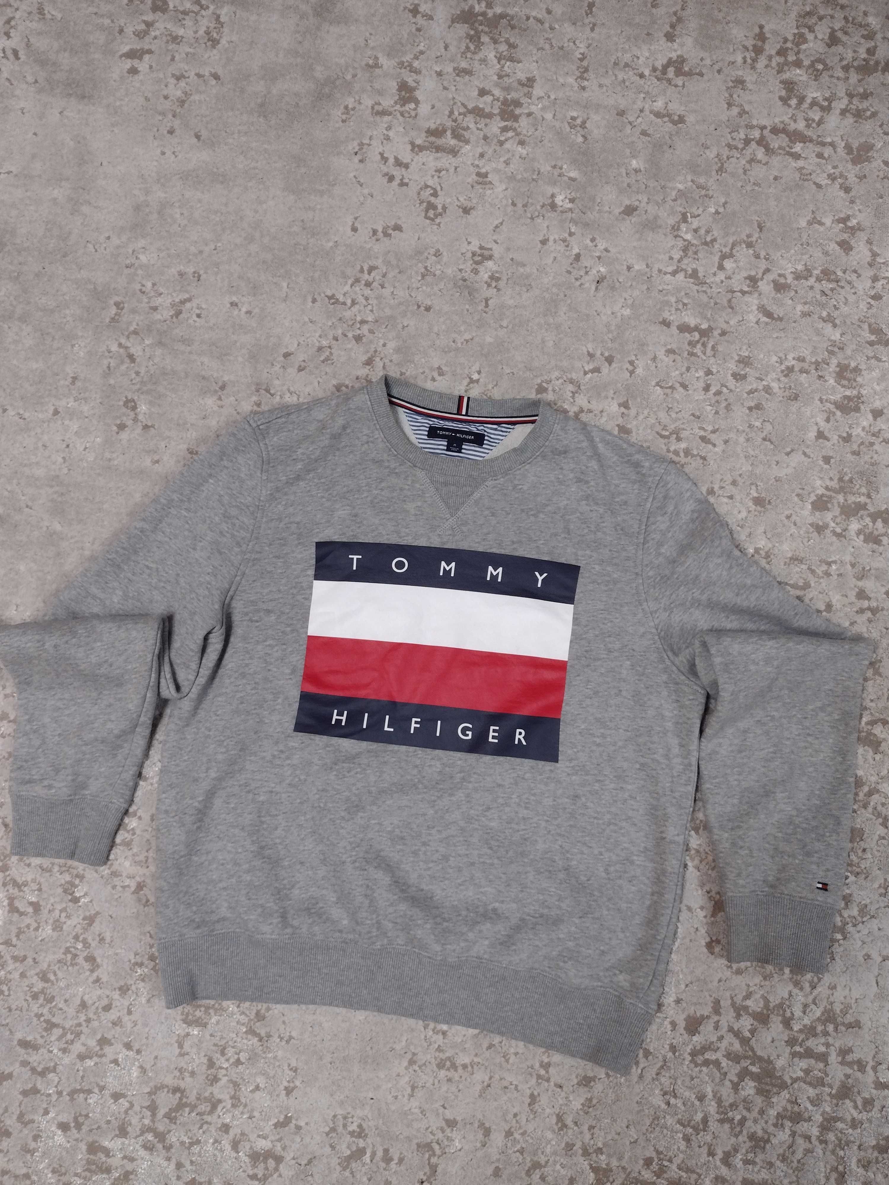 Мужская толстовка от бренда tommy hilfiger (100% оригинал)