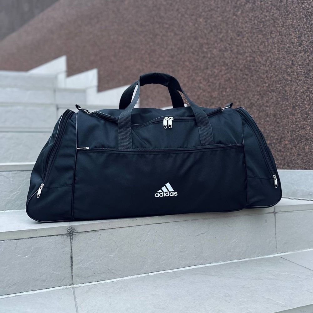 Сумка спортивная черная. Дорожная сумка для тренувань nike adidas puma