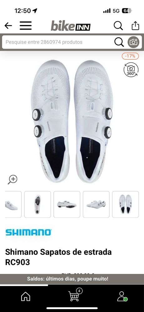 Sapatos shimano rc 903