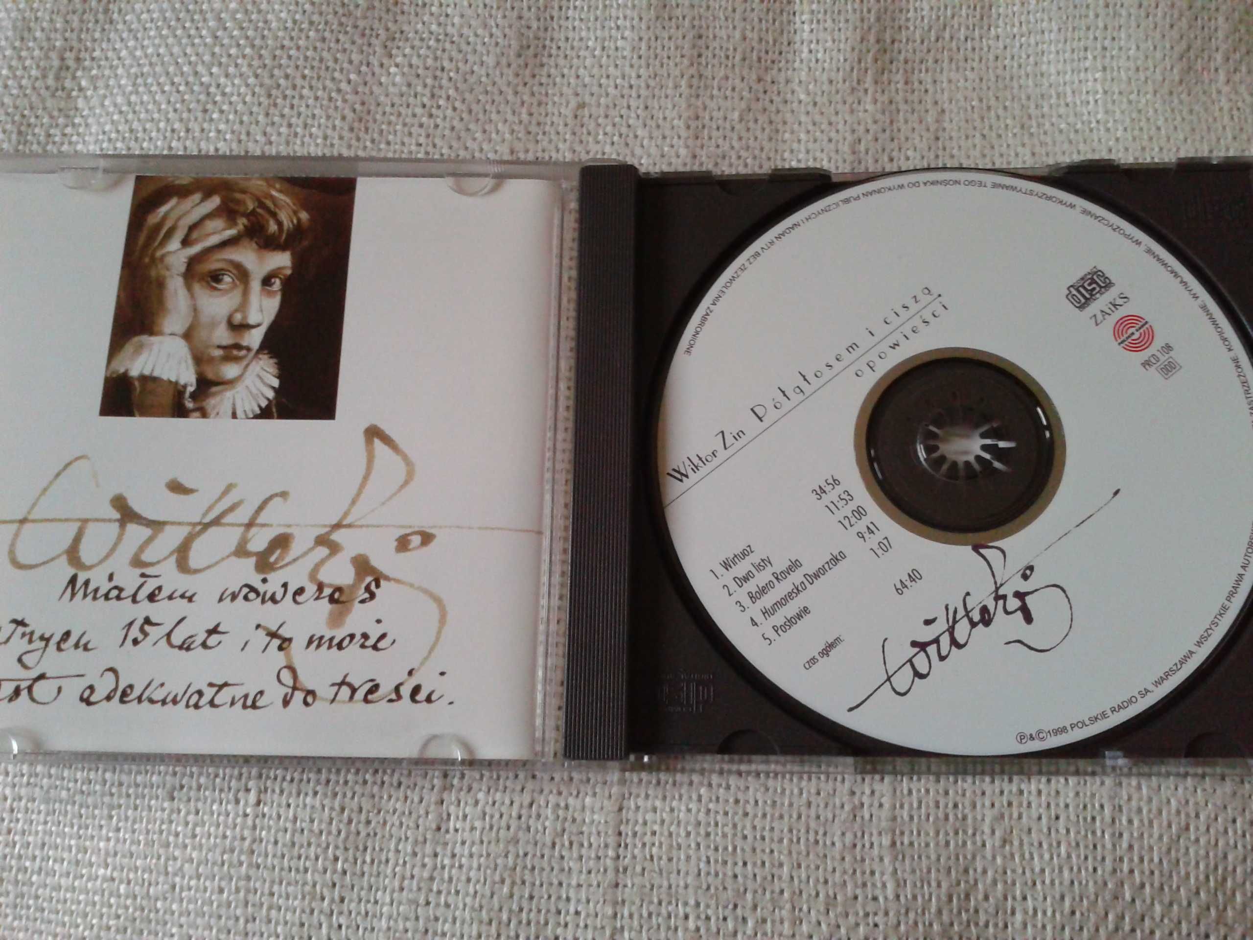 Wiktor Zin – Półgłosem I Ciszą  CD
