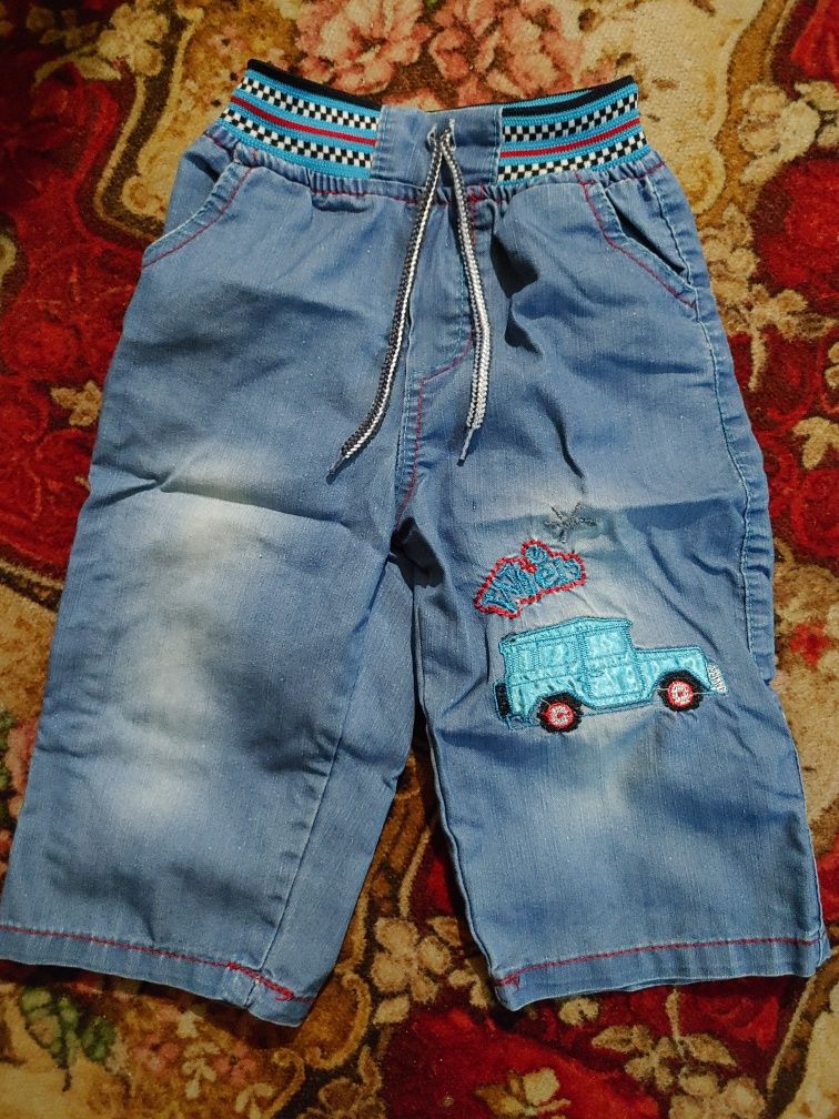 Шорти літні джинсові на хлопчика, 6 років