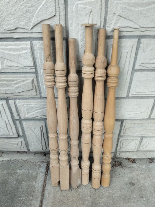 Drewniane tralki /balustrady /pionowe słupki do schodów balkonu tarasu
