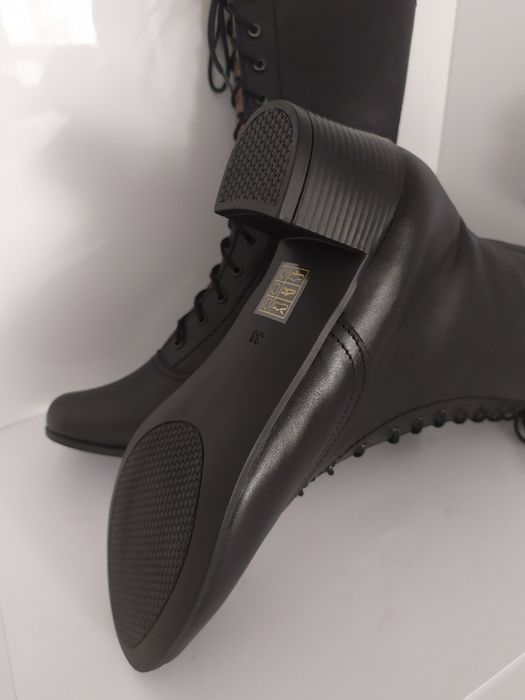 Obuwie ludowe krój derbowy do zespołów obcas 5 cm pod wymiar