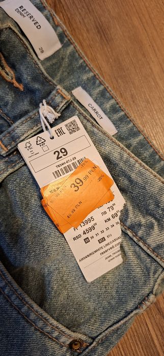 Dżinsy męskie  29 rozmiar  z metki