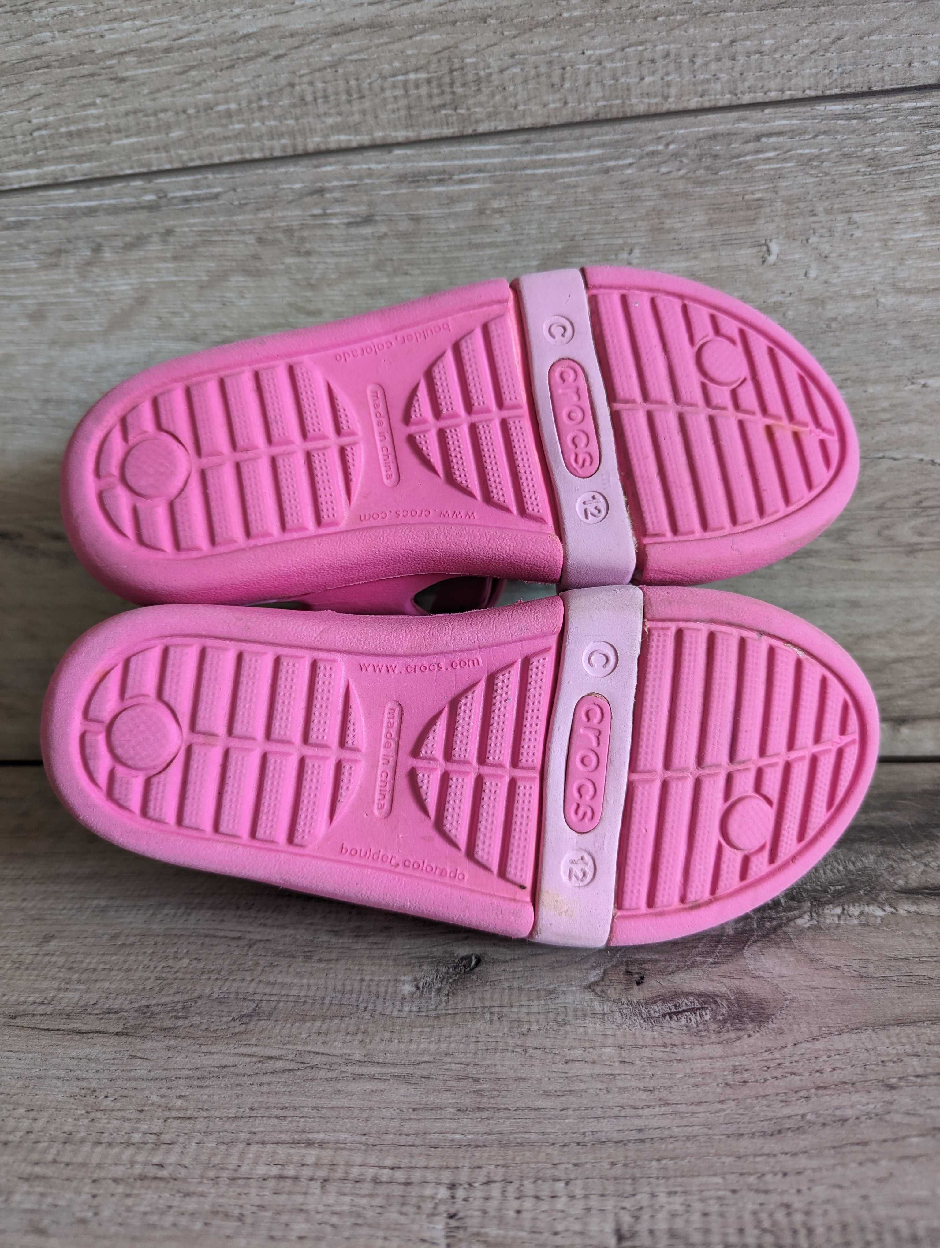 Босоножки  б/у Крокс Crocs С 12 29 р 18.5 см