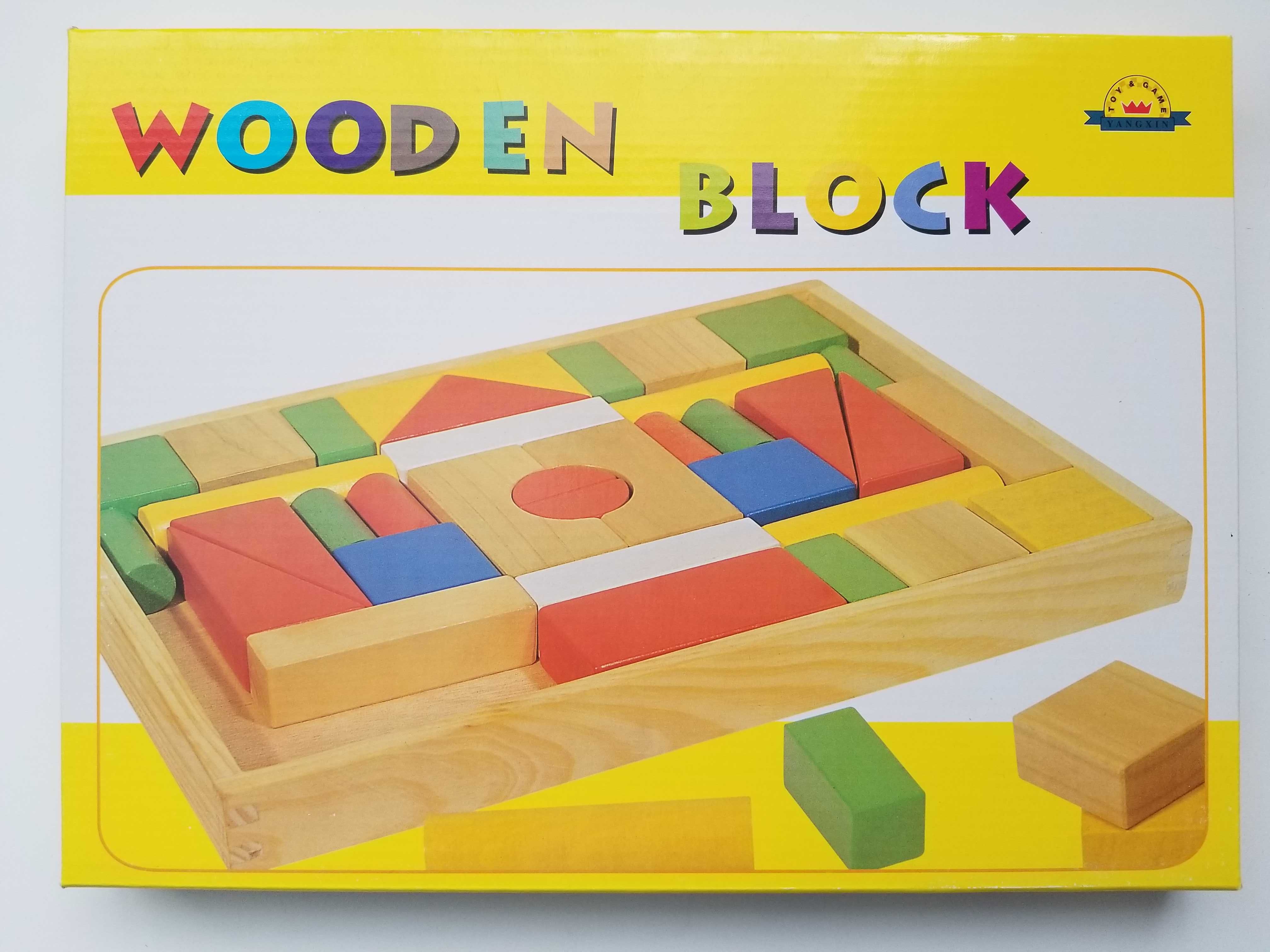 Деревянный конструктор, деревянные кубики. Wooden block 2