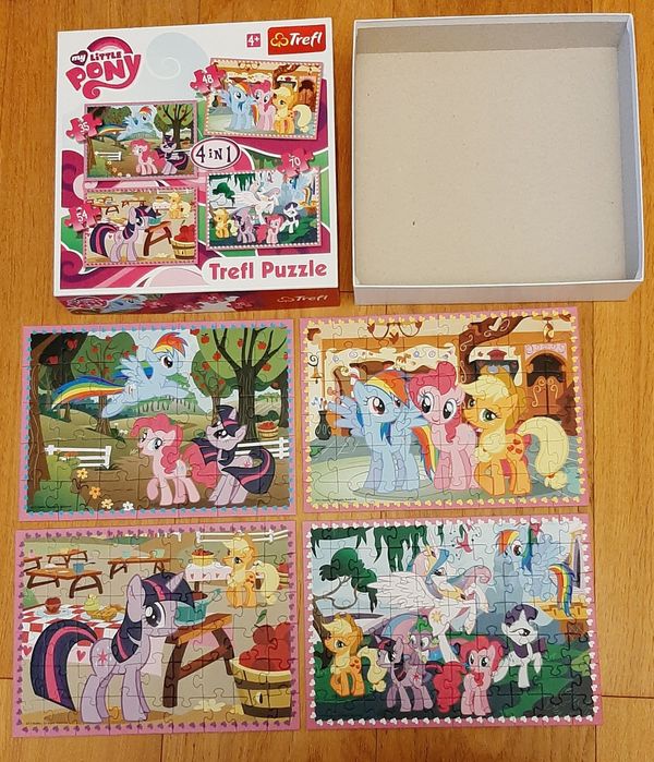 Puzzle 4 w 1 My Little Pony 4+
