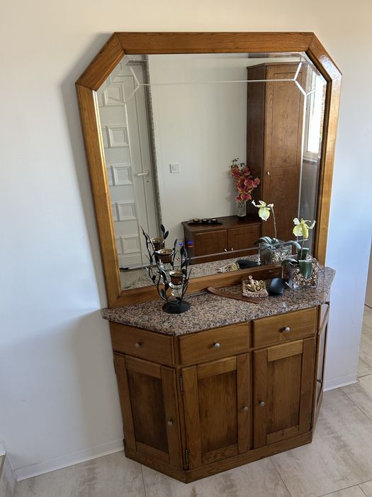 Movel da Entrada em Madeira Carvalho