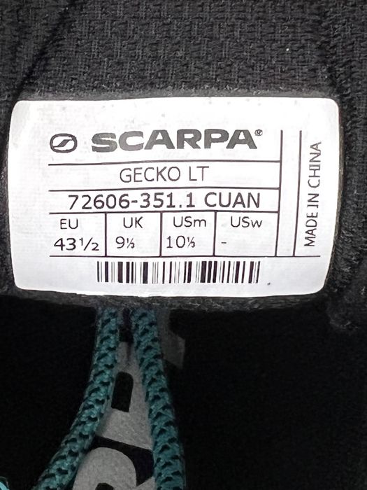 Оригінальні Кросівки Scarpa Gecko LT 43р.27.5см.