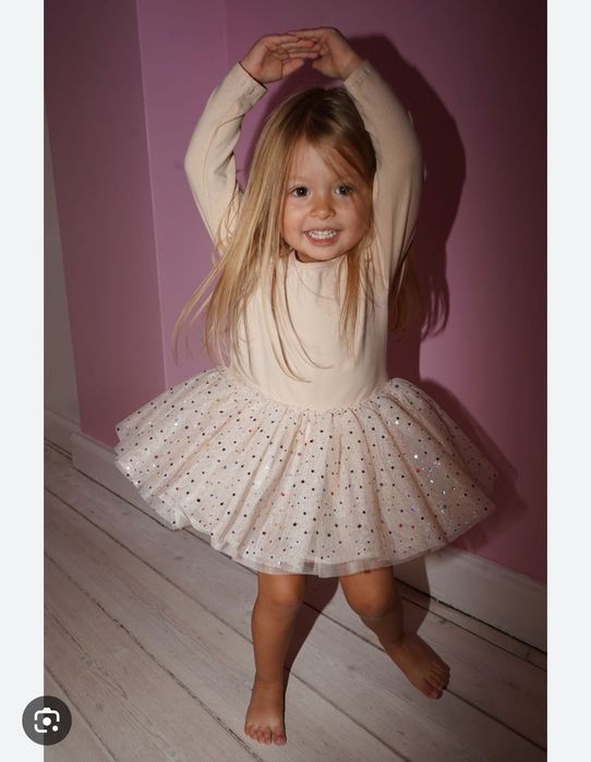 Vestido infantil de bailarina com tutu