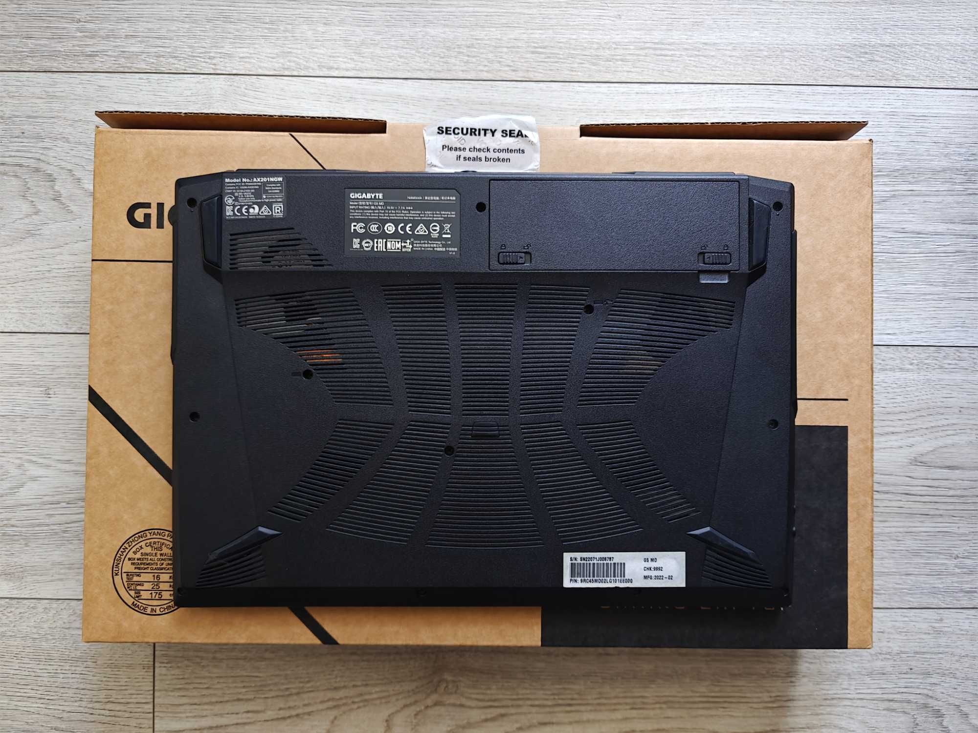 Ноутбук Gigabyte G5 MD, RTX 3050TI