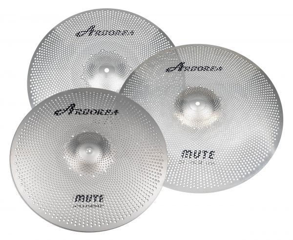 Arborea MUTE Silver Mirror set cichych talerzy (Low Volume) 13" 18"