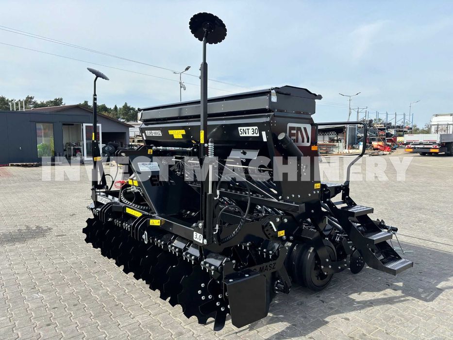 Agregat uprawowo-siewny EURO-MASZ nabudowany 3m brona siewnik NOWY !!!