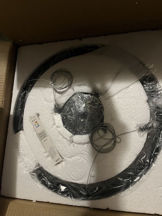 Lampa Led, okrąg 40 cm , pilot - zmienna barwa światła