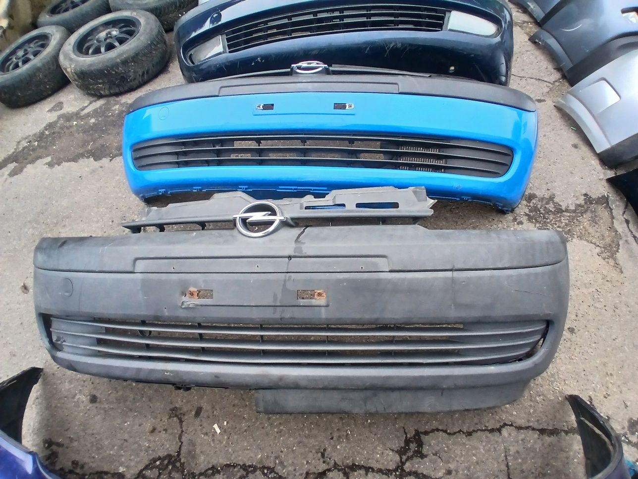 Бампер опель вектра б с астра омега комбо зафира меріва розборка шрот