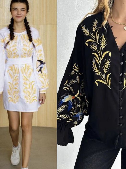 Набір Вишиванок колоски ( ластівка)