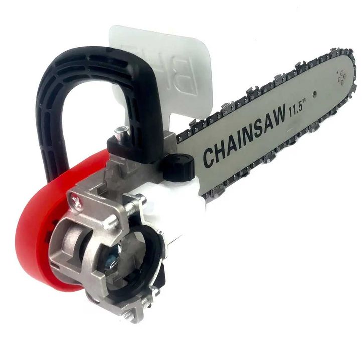 Насадка ланцюгова пила з масляним бачком на болгарку 125 мм.