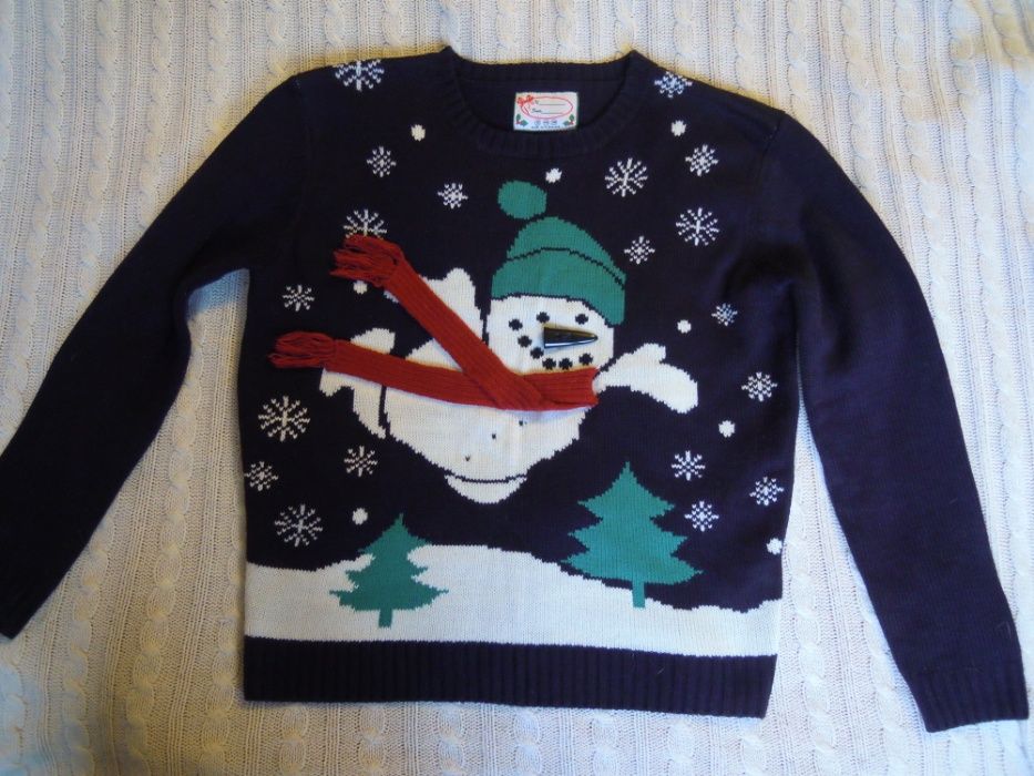 sweter świąteczny M