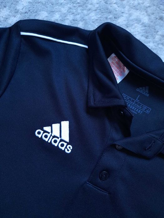 Czarna koszulka typu polo adidas 13/14 lat 164