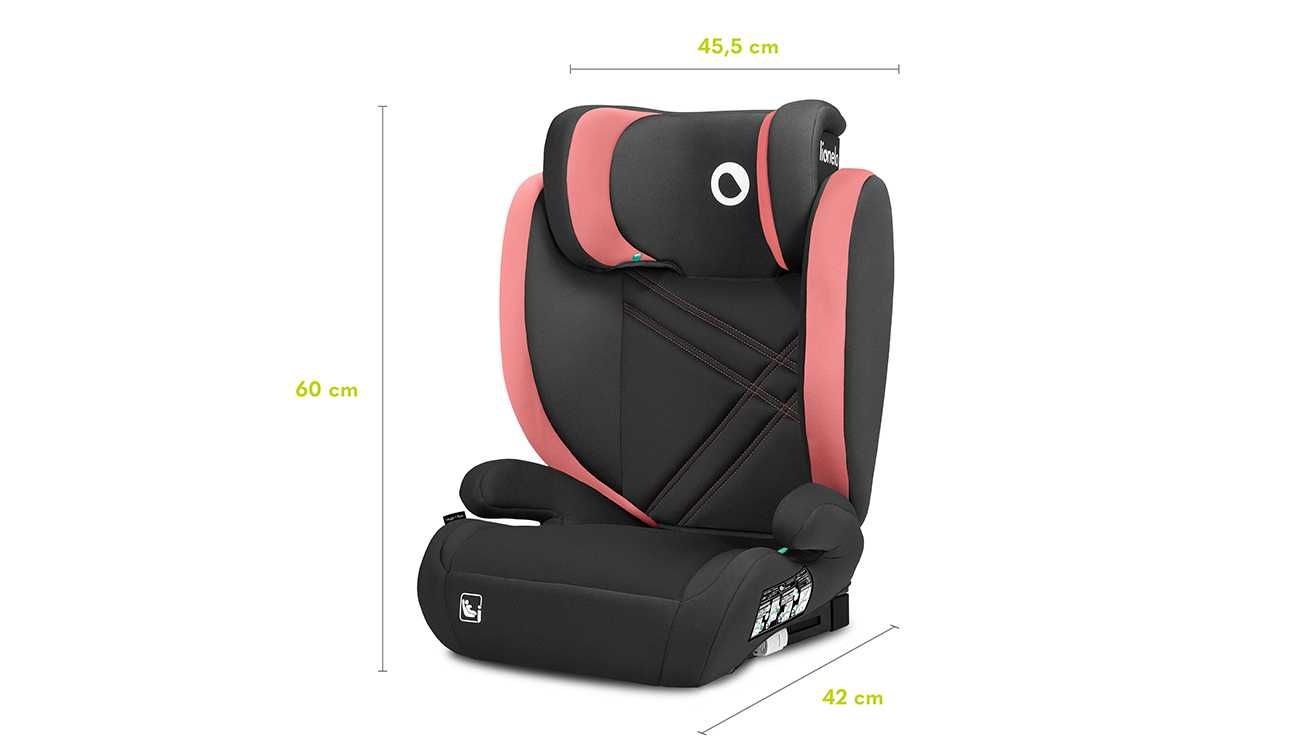 Fotelik Lionelo Hugo i-Size Pink Baby 15-36 kg ISOFIX