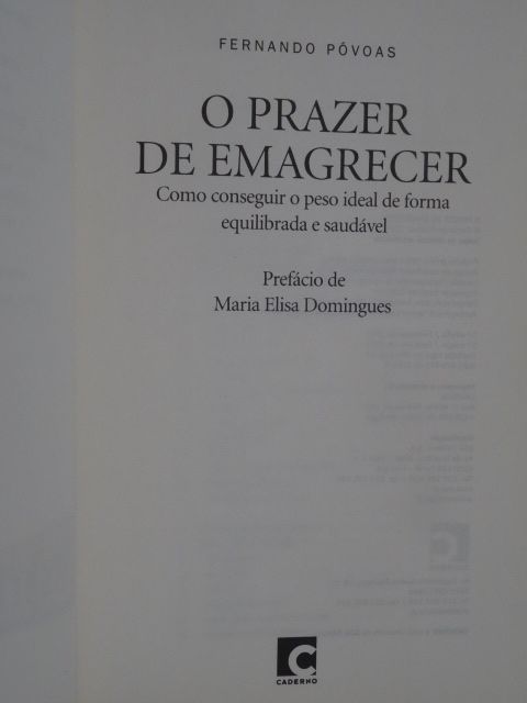 O Prazer de Emagrecer de Fernando Póvoas