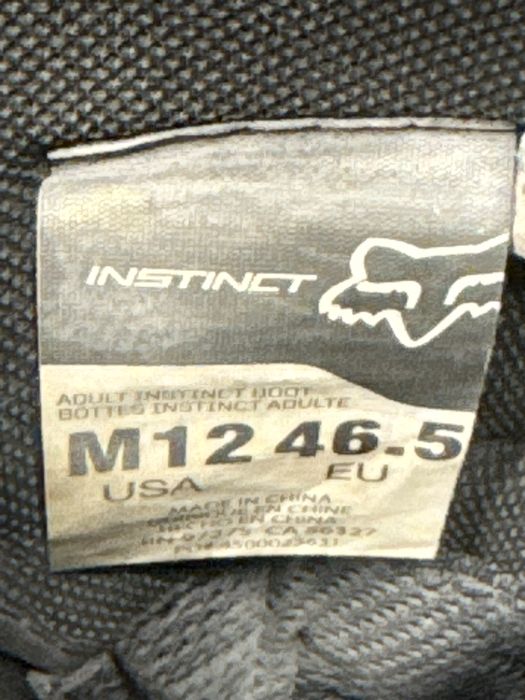 Buty fox instinct 46,5 enduro motocross