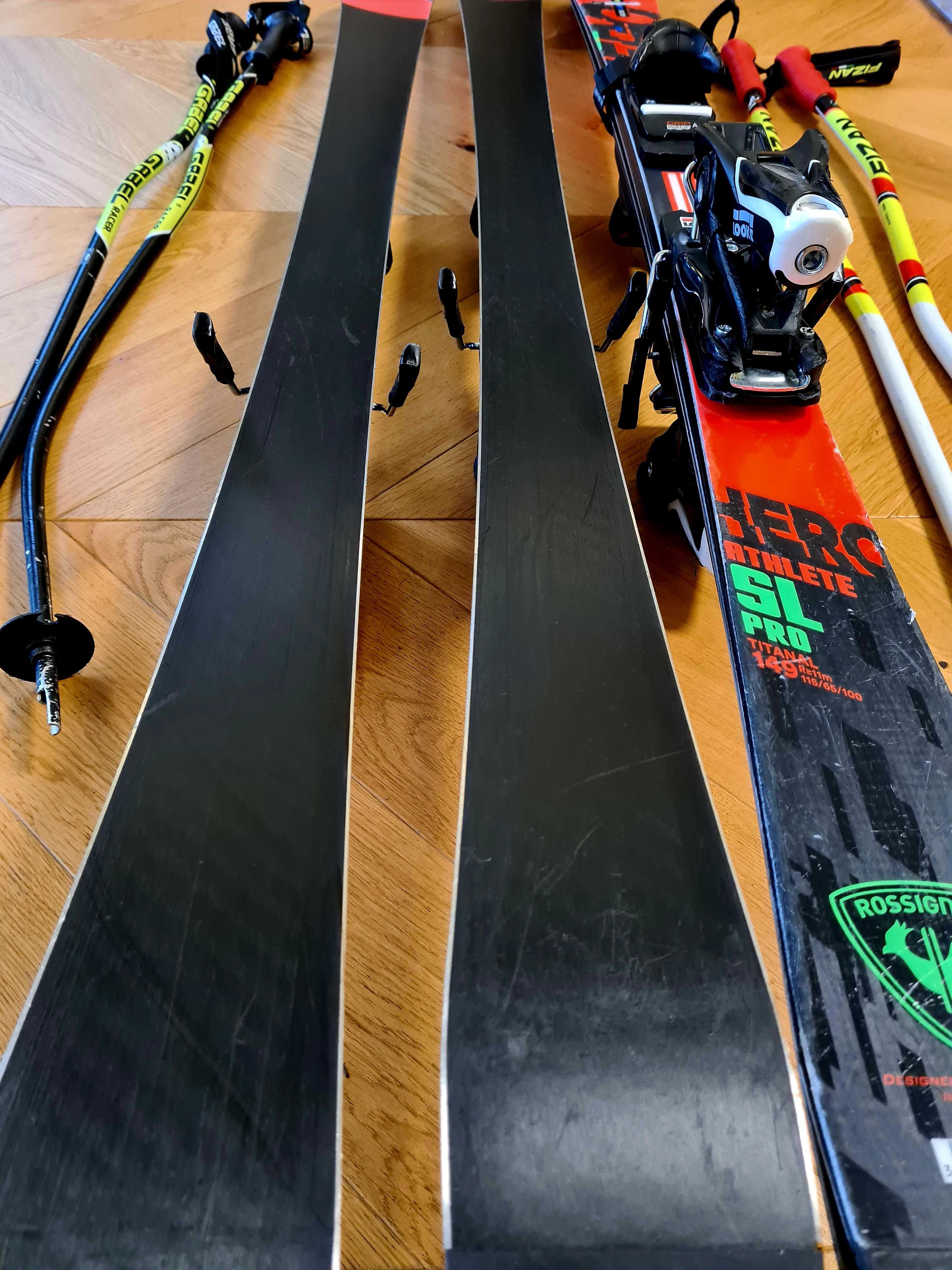 NARTY rossignol HERO athlete SL PRO titanal  +SPX 10