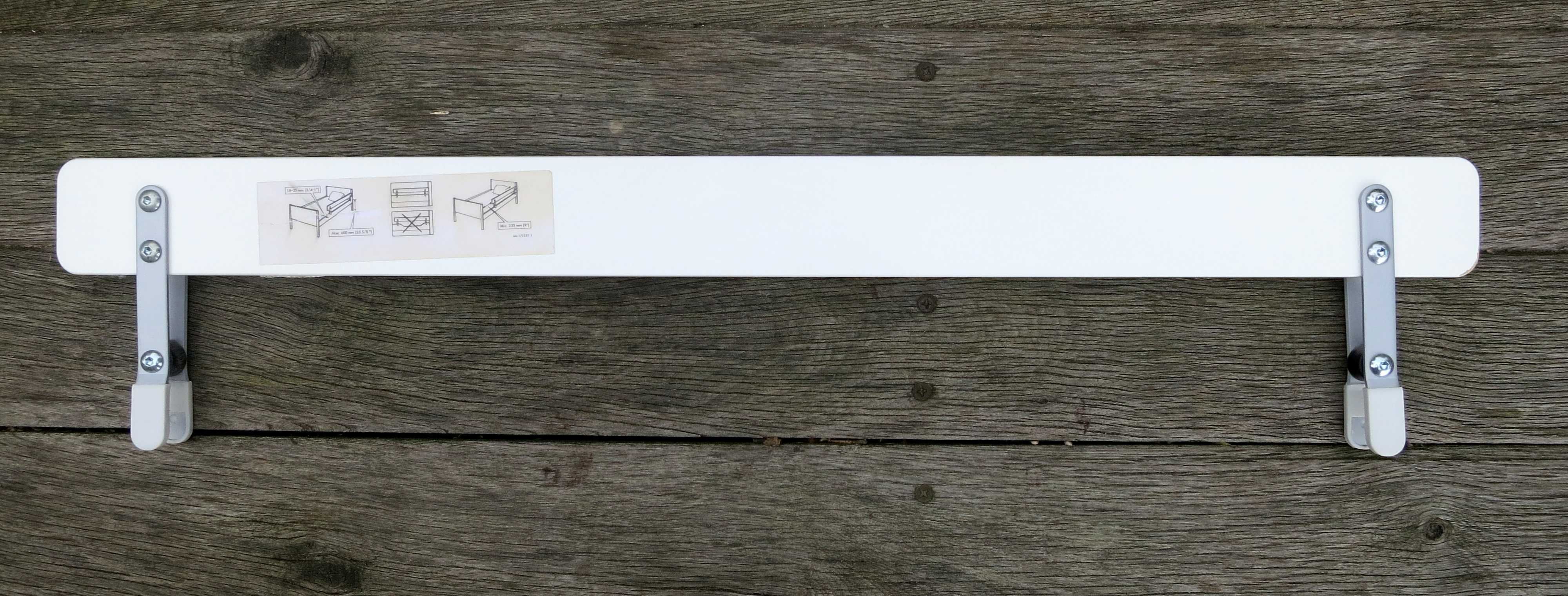 Ikea Barierka ochronna, biała 90 x 20 cm ( NATTAPA obecnie)