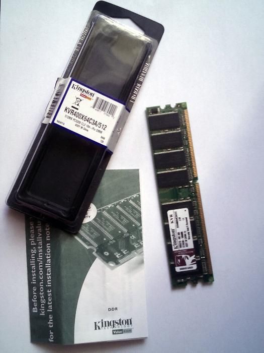 Оперативна память (DDR1) Kingston ORIG 512MB DDR 400 MHz (KVR400X64C3