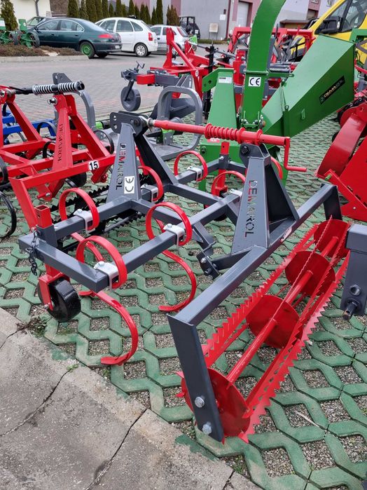 Mini agregat uprawowy demarol 1,0m na kołach z walkiem płyną regulacją