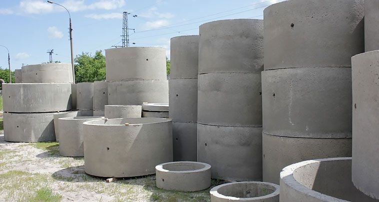 Бетонні Кільця Септик Круги Копаємо Під Ключ Екскаватор Глина Доставка