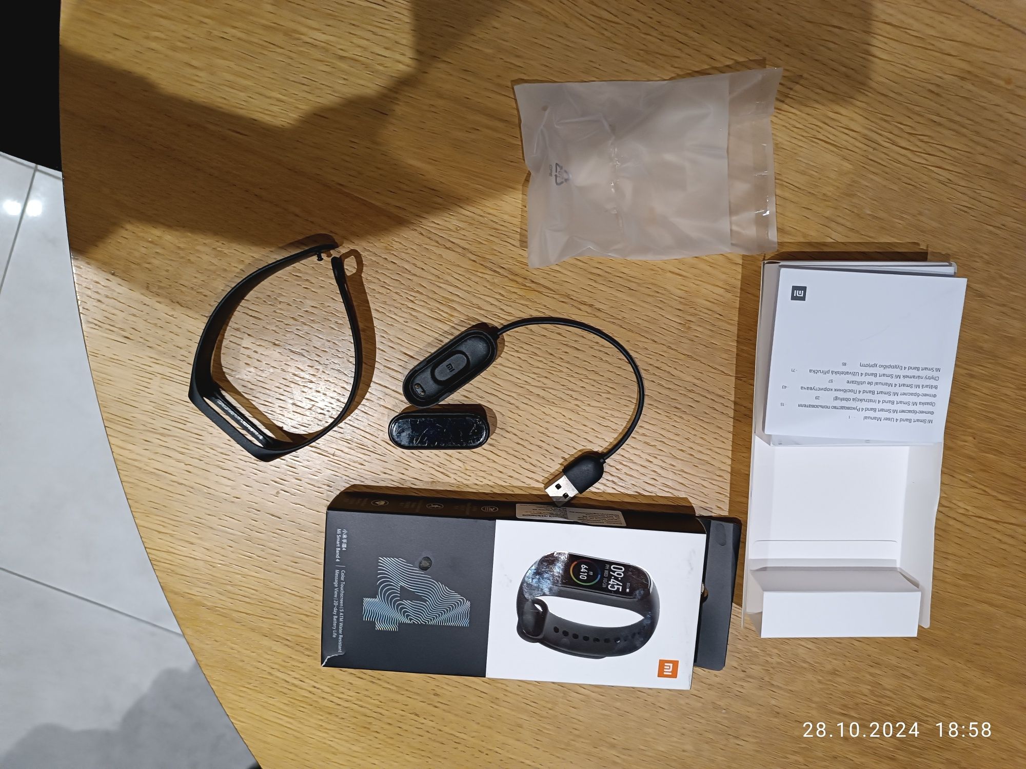 SmartBand Mi 4 opaska, zegarek na rękę, opaska smart