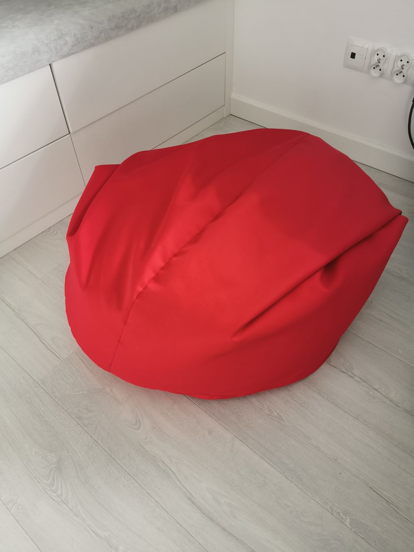 Pufa worek  jabba jak nowa czerwona