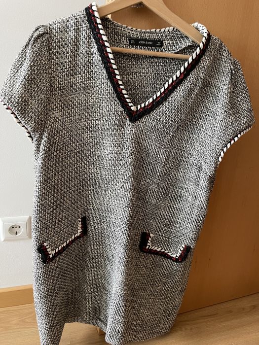 Vestido Zara manga curta