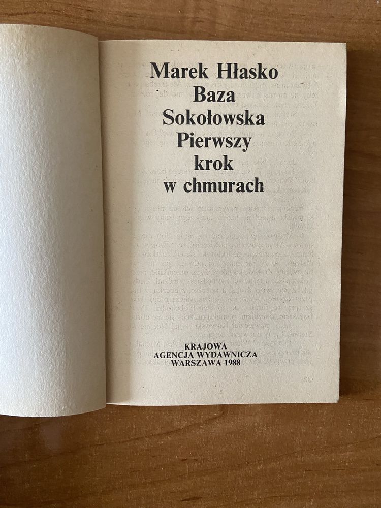 Baza Sokolowska. Pierwszy krok w chmurach - Marek Hłasko