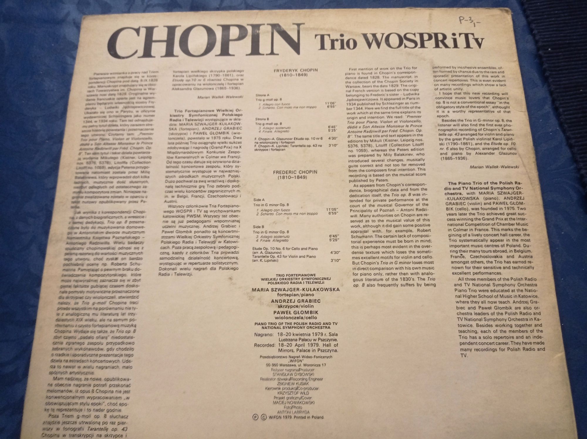 Chopin - Trio WOSPRiTv
