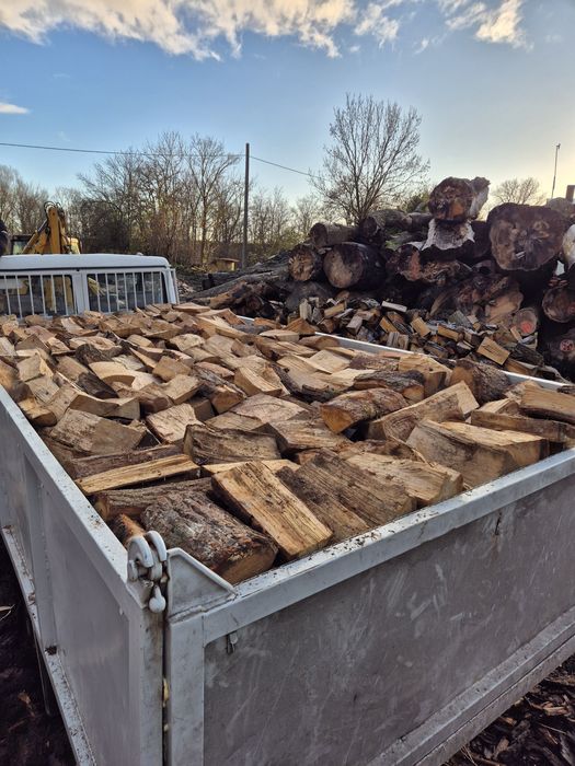 Drewno kominkowe opałowe suche dab buk jesion  sezonowane
