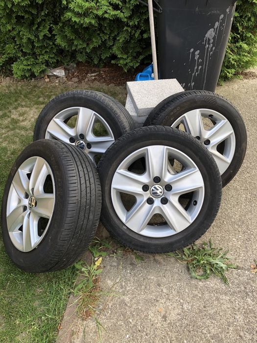Felgi z oponami 205/55/16 vw .audi .skoda 5x112