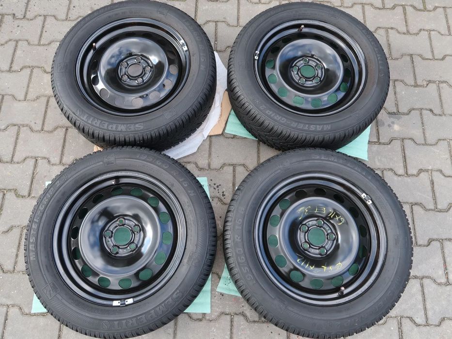 KOŁA ZIMOWE 5x100 VW T-CROSS Arona Skoda Kamiq 195/60r16