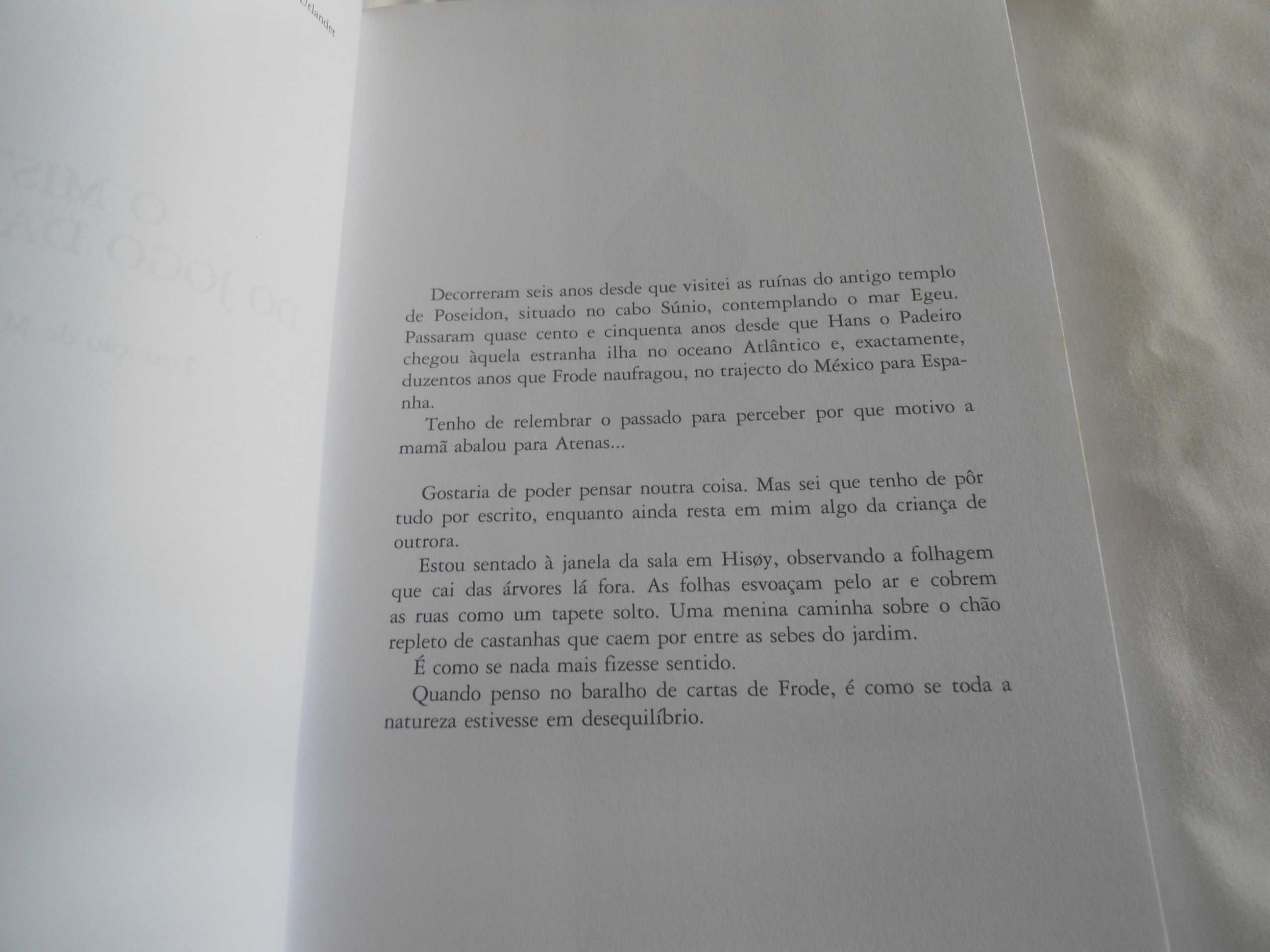 O Mistério do jogo das paciências por Jostein Gaarder