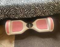 deska elektryczna hoverboard skymaster białoróżowa