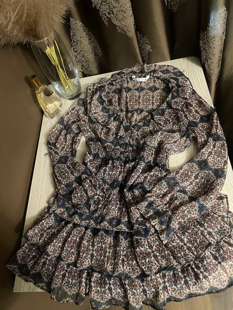 Сукня Zara S/36 з рюшами