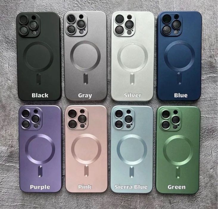 Прозорий силіконовий чохол з Магсейф Айфон | Чехол iPhone с MagSafe