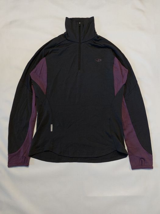 Термо кофта icebreaker merino 260 long sleeve women’s half zip thermal